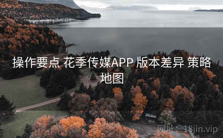 操作要点 花季传媒APP 版本差异 策略地图