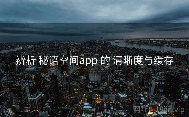 辨析 秘语空间app 的 清晰度与缓存