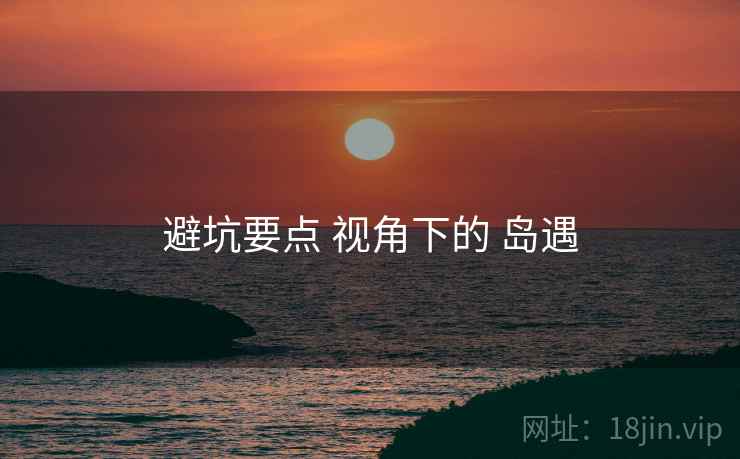避坑要点 视角下的 岛遇
