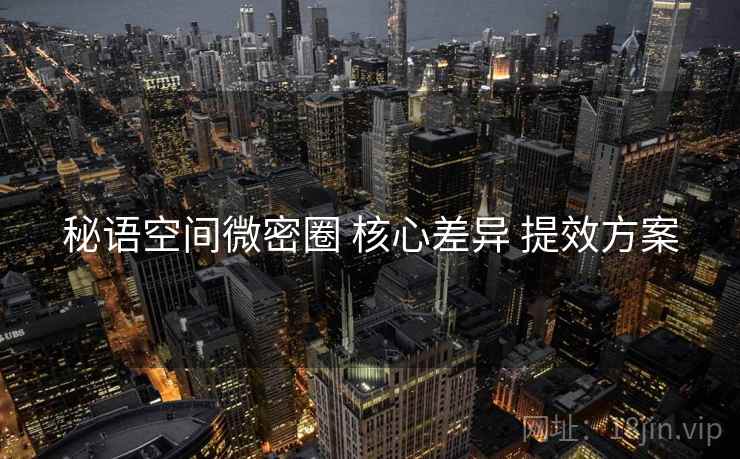 秘语空间微密圈 核心差异 提效方案