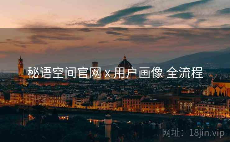 秘语空间官网 x 用户画像 全流程