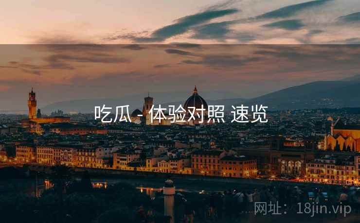 吃瓜 - 体验对照 速览