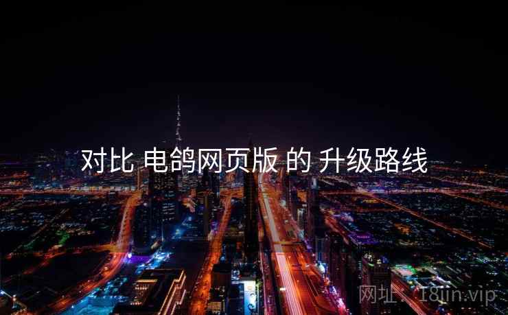 对比 电鸽网页版 的 升级路线