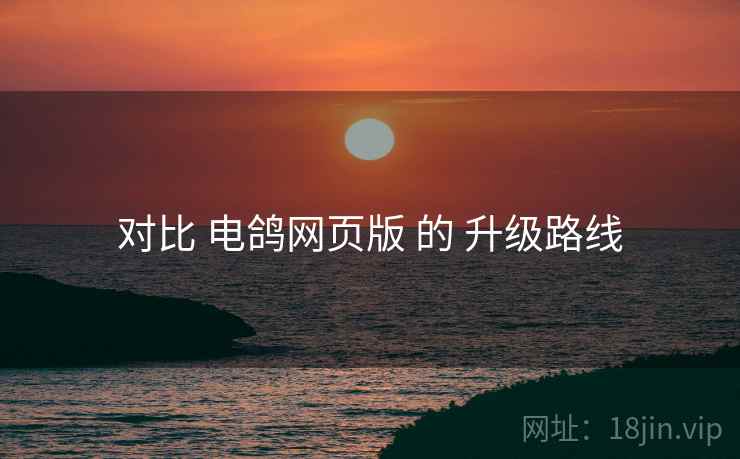 对比 电鸽网页版 的 升级路线