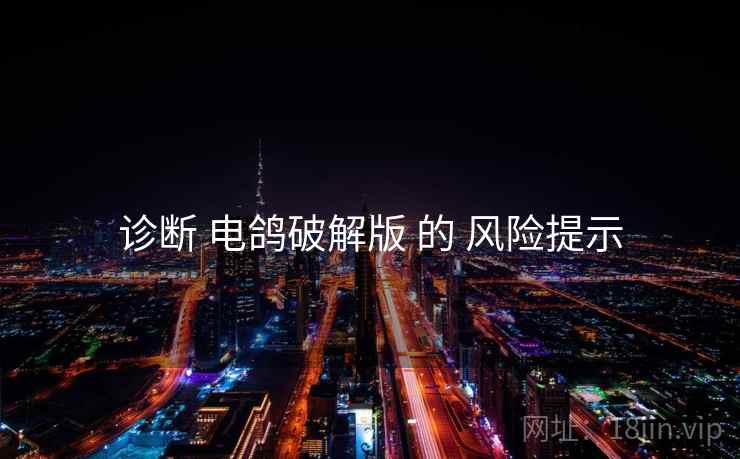 诊断 电鸽破解版 的 风险提示