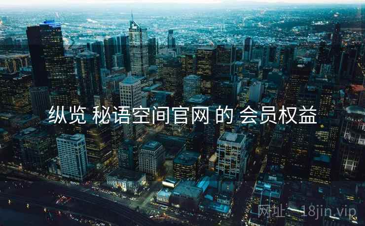 纵览 秘语空间官网 的 会员权益