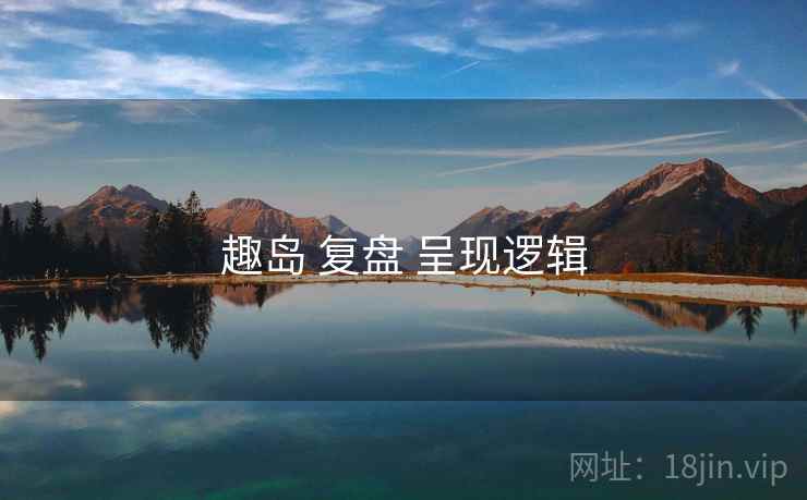 趣岛 复盘 呈现逻辑